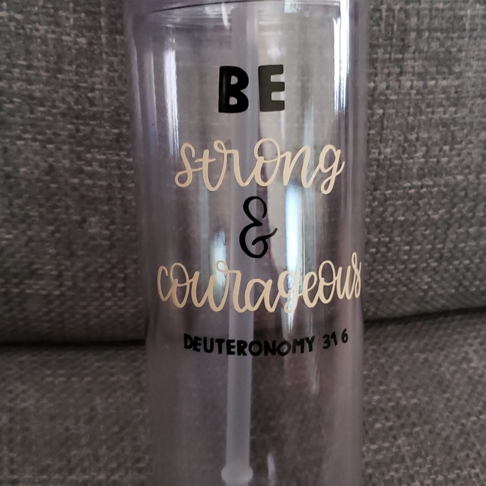 Clear water tumbler